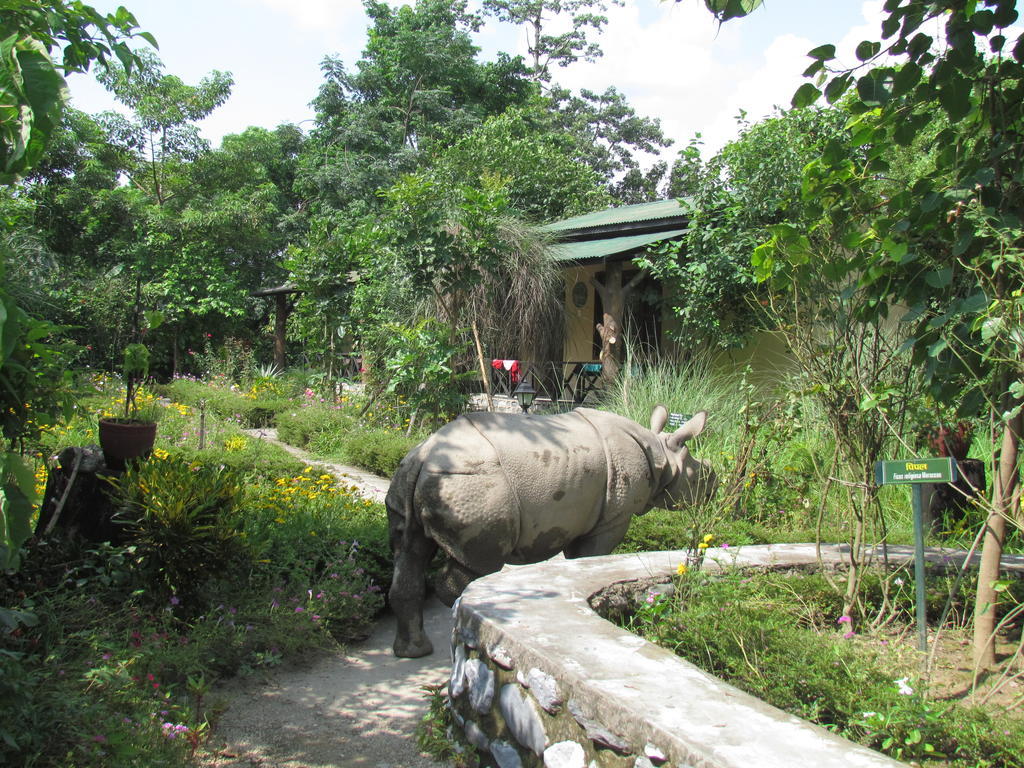 Chitwan Gaida Lodge Sauraha Esterno foto